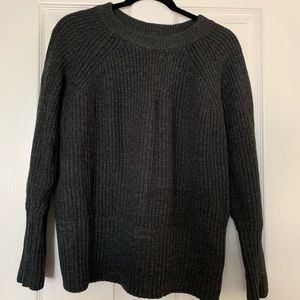 Dark Grey Crew Neck Sweater